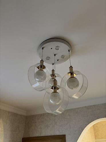 saat alan: Çılçıraq, 3 lampa, Metal — 2