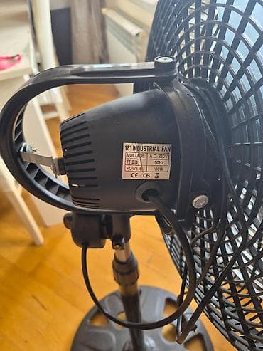 Техника и электроника: 18" sənaye tipli döşəmə ventilyatoru - Diametr: 18 düym - Güc: 100W - — 2