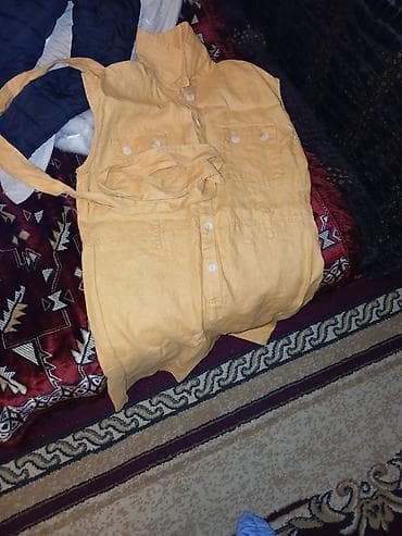 turkce pencek: Sarı rəngli qadın koftası/pencək-tunik - Rəng: açıq sarı/xardal ton - — 1