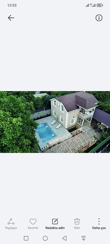 Квартиры: İcarəyə verilir: hovuzlu, həyət sahəli iki mərtəbəli fərdi ev — 3