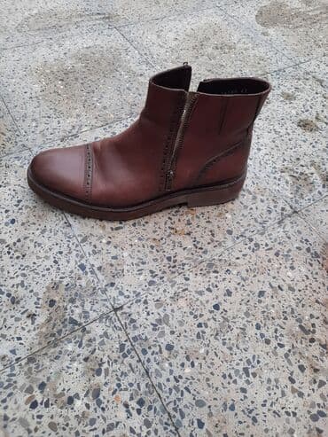 yarı botinkalar: GREYDER kişi ayaqqabısı – dəridən qışlıq/yarımboğaz model salam — 4