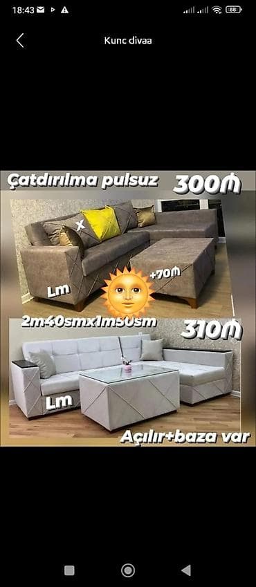 divan 150: Künc divan, Yeni — 1