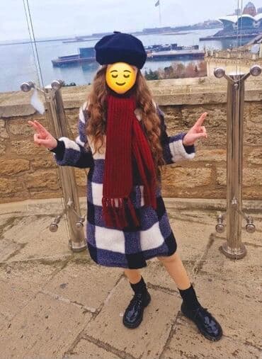 uzun corab: Uşaq geyim dəsti – 3 fərqli obraz 1) Qış obrazı: - Qalın, yumşaq — 1