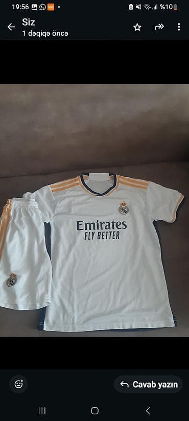 geyim desti: Real Madrid futbol forması seti Razmer 176 - Komanda: Real Madrid - — 1