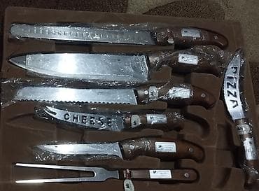 Столовые приборы: Paslanmayan poladdan hazırlanmış bu professional bıçaq dəsti — 2