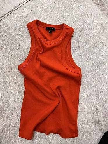 massimo dutti azerbaijan: Massimo Dutti qadın maykası - Model: ripli trikotaj, dar siluetli — 3