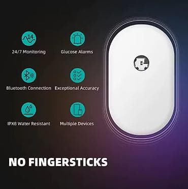Глюкометры: SİBİONİCS sensor. • 24 gün fasiləsiz istifadə • Real vaxt şəkər ölçümü — 2