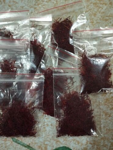 Qida məhsulları: Məhsul: zəfəra (quru) Qablaşdırma: Kiçik zip-lock paketlərdə Tərkib — 3