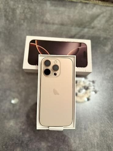 dubay telfon: IPhone 16 Pro, 256 GB, Desert Titanium, Face ID — 7