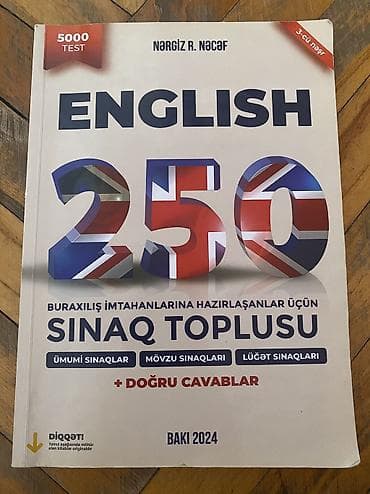 Testlər: İngilis dili Testlər 11-ci sinif, DİM, 1-ci hissə, 2024 il — 1