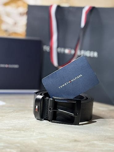 Zərgərlik əşyaları: Tommy Hilfiger kişi aksesuar dəsti Dəst tərkibi: - Kəmər: Qara rəng — 5