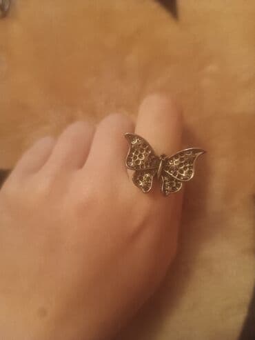 Digər bijuteriyalar: Kəpənək formalı üzük(yanında ölçüse ayarlana bilən üzük də hədiyyə — 1