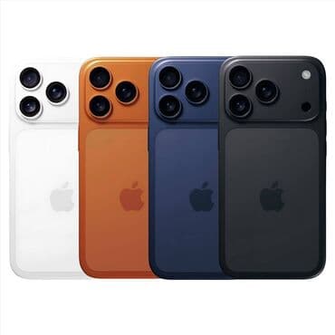 apple 17 pro qiymeti: IPhone 17 Pro, 256 GB, Face ID, Simsiz şarj, Sənədlərlə — 2