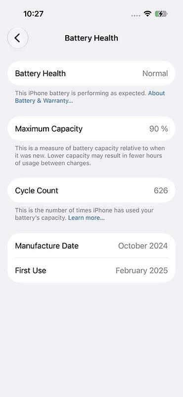 iphone adapter usb: IPhone 16, 128 GB, Qara, Barmaq izi, Simsiz şarj, Face ID — 4