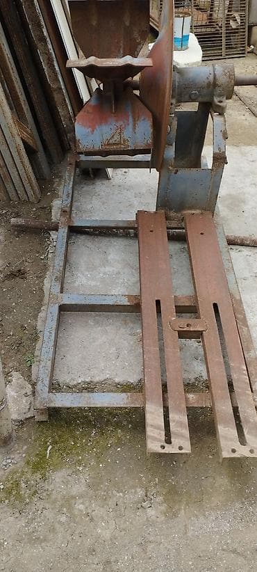 Metall emalı üçün mexaniki pres/kəsici qurğu - Ağır konstruksiyalı