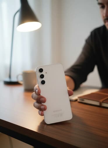 Samsung Galaxy A55, 128 GB, rəng - Ağ, Barmaq izi