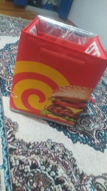 Mərmər effektli PVC panellər: İzotermik yemək daşıma çantası - Material: qalın izolyasiya qatlı — 1