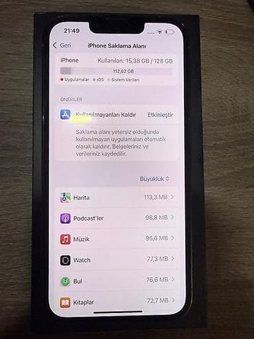 iphone 13 pro gold: IPhone 13 Pro, 128 GB, Sierra Blue, Simsiz şarj — 4