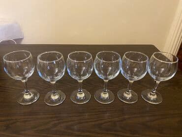 Qədəhlər, Şüşə, 6 ədədli dəst