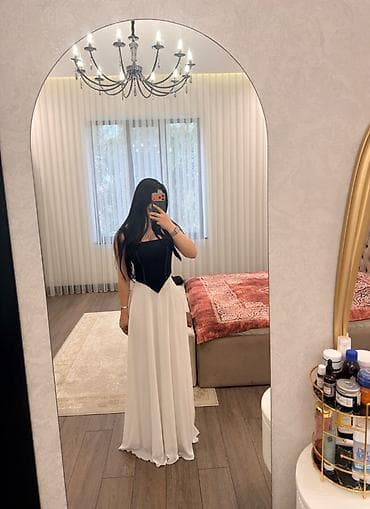 aşırmalı donlar: İkirəngli ziyafət/libas - Üst hissə: qara, asimmetrik korset tipli — 2