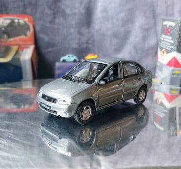 metbex tavan modelleri: Коллекционная модель Lada Kalina VAZ1118 silver 2004 Welly Scale — 6