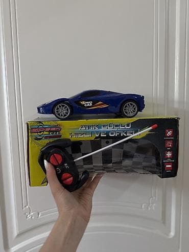 bugatti veyron 8 dsg: Uzaqdan idarə olunan Speed Car oyuncaq maşın - Rəng: mavi, yarış — 5