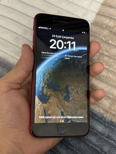 iphone 7 plus 32gb ikinci el: IPhone 8 Plus, 64 GB, Qırmızı, Barmaq izi — 2