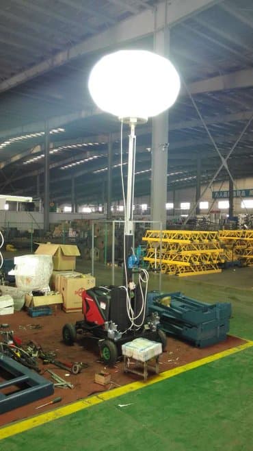 su generatoru: İşıq qülləsi(световая башня) metal halide mobil işıqlandırma qülləsi — 3