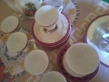 karton qutu aliram: Çay dəsti, rəng - Ağ, Farfor — 8