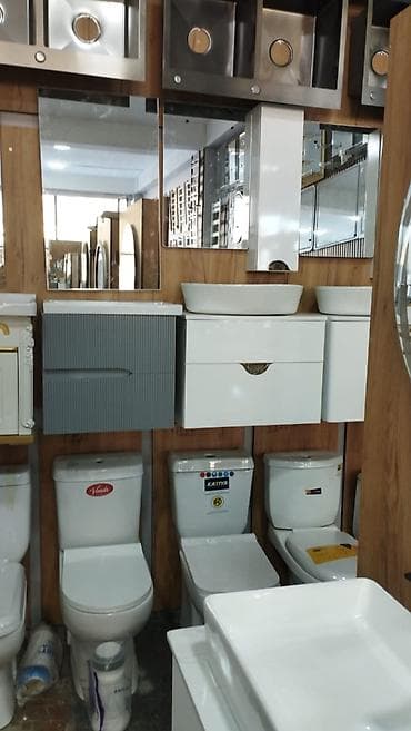 unitaz çəni: Hamam və tualet avadanlıqları – geniş seçim - Asma və yerüstü hamam — 1