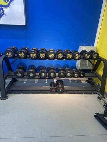 руль для велосипеда: Резиновые Гантели, Вес: 25 кг, Новый — 1