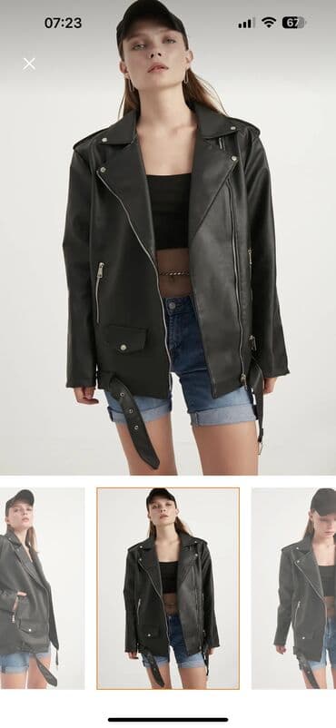 женский плащ новая: Teze deri godekce M olcu — 2