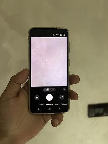 samsung telfonları: Samsung Galaxy S21 5G, 128 GB, rəng - Qara, Barmaq izi, Face ID — 7