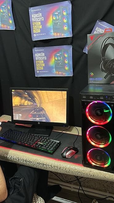 komputer keysi: Rgb keys Core i5 3.2Ghz 8GB gaming ram 500Gb yaddaş 2gb videokart — 2