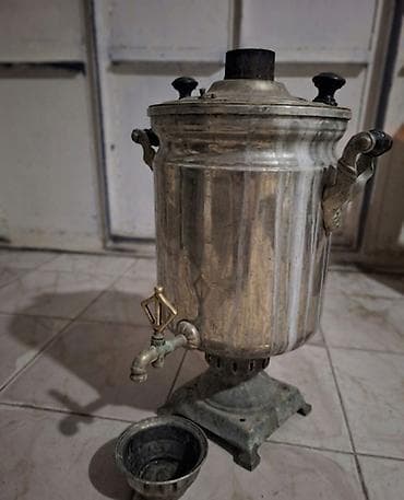 Samovarlar: İşlənmiş Od Samovar, 10 l, Ödənişli çatdırılma — 1