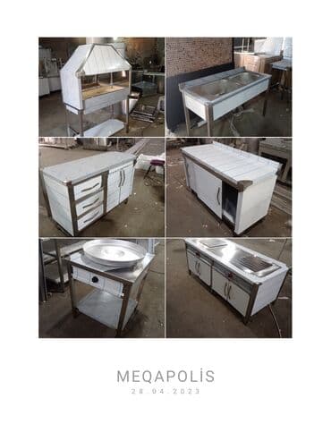 restoran ucun qab qacaq: Restaranlar üçün mətbəx avdanliqlari istənilən ölçüdə yığılması — 4