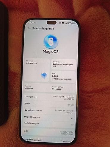 dji osmo 6: Honor X8b, 128 GB, rəng - Yaşıl — 2