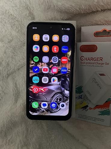 iphone 17 e: Samsung Galaxy A24 4G, 128 GB, rəng - Qara, Barmaq izi, Face ID — 2