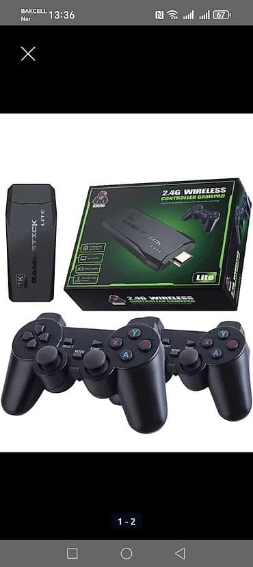 android tv box ucuz: GameStick Lite retro oyun konsolu seti - HDMI qoşulan GameStick Lite — 2