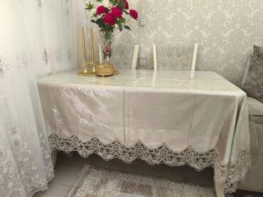 купить круглый стол в баку: Qonaq masası, İşlənmiş, Açılan, Dördbucaq masa — 1