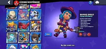 gül qablari: Brawl Stars oyun hesabı – yüksək kuboklu və zəngin kolleksiya Ümumi — 8