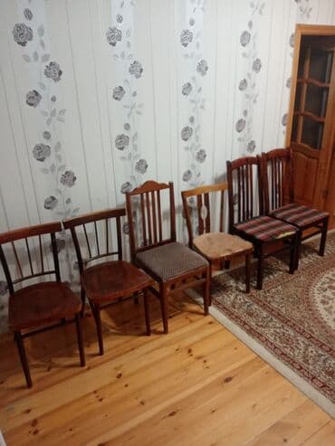işlənmiş stul: Qonaq otağı üçün, İşlənmiş, Qatlanmayan, Stul — 2