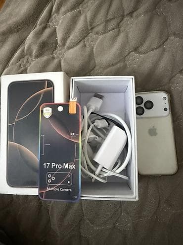 Məhsul: 17 Pro Max smartfon (qutu komplekti) Təsvir: - Ekran: Tam