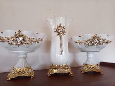 kameliya gülü: Vaza dəsti, Keramika — 1