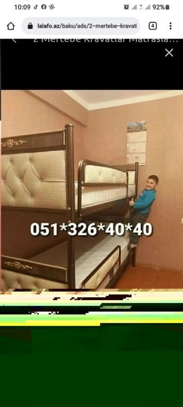 tek kravat: Oğlan və qız üçün, Yeni, Çarpayı, Matras ilə, Siyirməsiz — 4