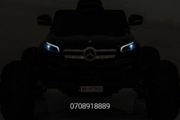 maşınlar uşaq üçün: Akkumulyatorla işləyən avtomobil Mercedes DK-MT950 Black Məhsulun — 3