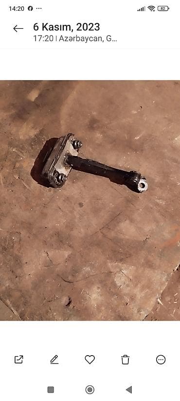 Avtomobil qapısı üçün məhdudlaşdırıcı (door check/stopper) hissəsi
