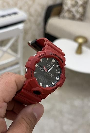 brend saatlar: Qol saatı, G-Shock, rəng - Qırmızı — 1