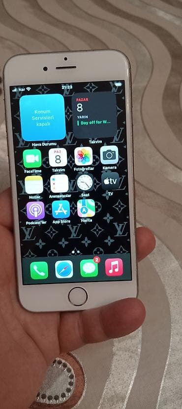 ps vr 2: IPhone 6s, 64 GB, Gümüşü, Barmaq izi — 1