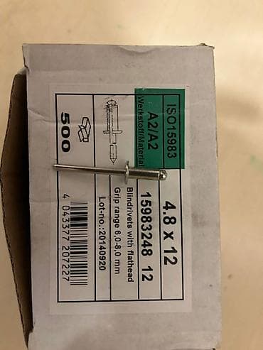 Paslanmaz percim 4,8*12